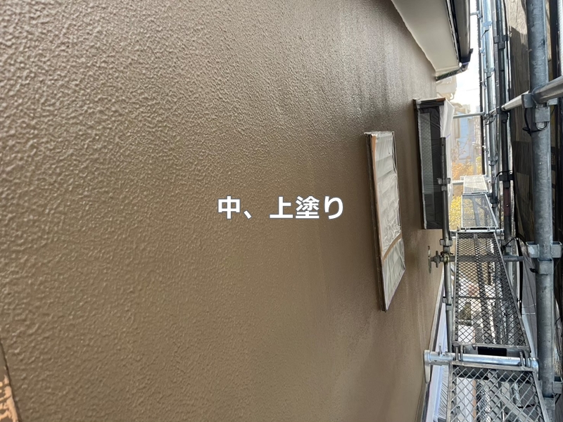 東京都大田区　外壁塗装とランデックスコート塗装　モルタル塗装